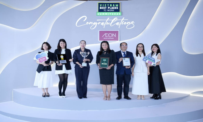 AEON Việt Nam - Ba năm liên tiếp top 1 nơi làm việc tốt nhất ngành bán lẻ